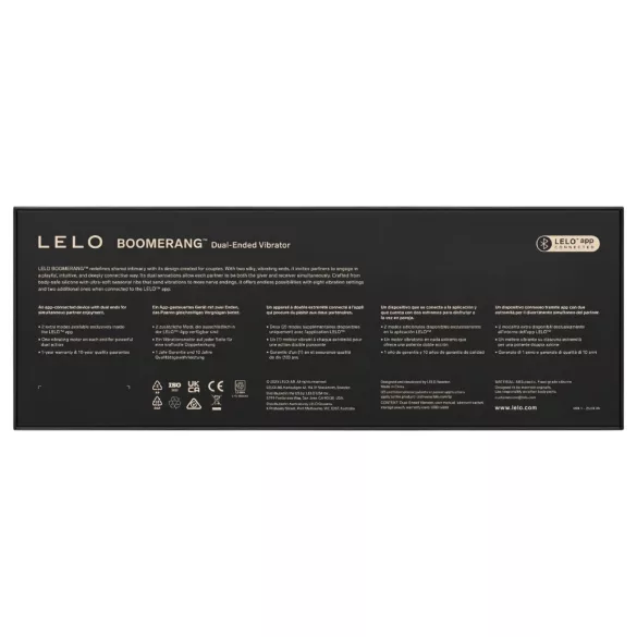 LELO Boomerang - vibratore a doppia punta (viola)