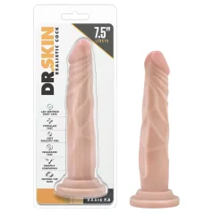 Dr. Skin - dildo realistico con ventosa - 19cm naturale