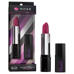 Blush - vibratore rossetto impermeabile - nero rosa