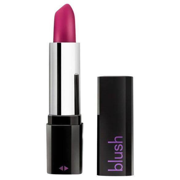 Blush Lipstick Rosé - vibratore rossetto waterproof (nero-rosa)