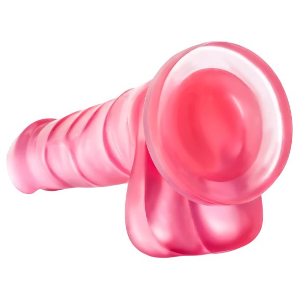 B Yours Sweet N Hard 4 - dildo con testicoli 18 cm (rosa)