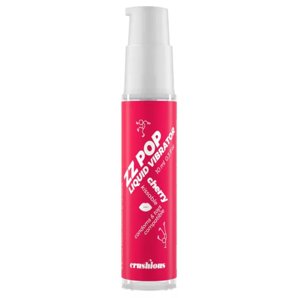 Crushious ZZ POP - vibratore liquido commestibile, ciliegia (10 ml)