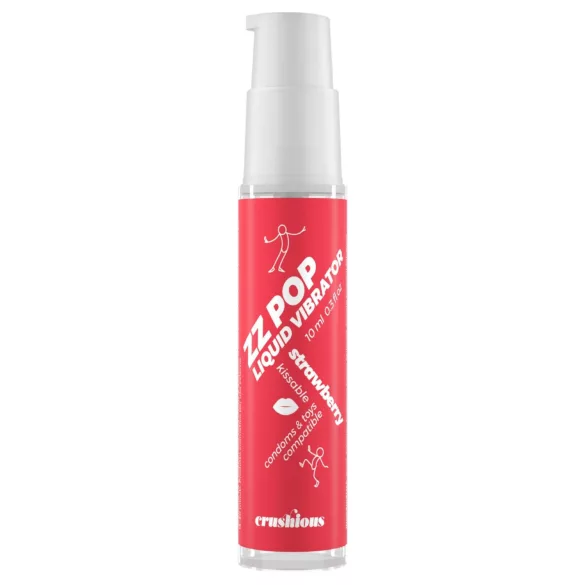 Crushious ZZ POP - vibratore liquido commestibile alla fragola (10 ml)