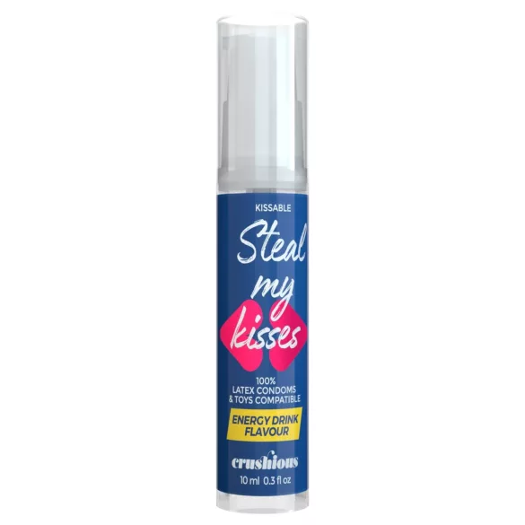 Crushious Steal My Kisses - lubrificante aromatizzato, energy drink (10 ml)