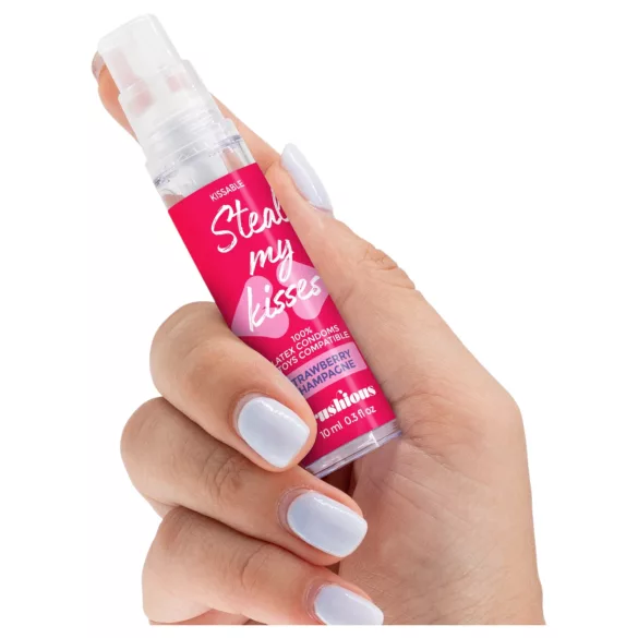Crushious Steal My Kisses - lubrificante aromatizzato, fragola e champagne (10 ml)
