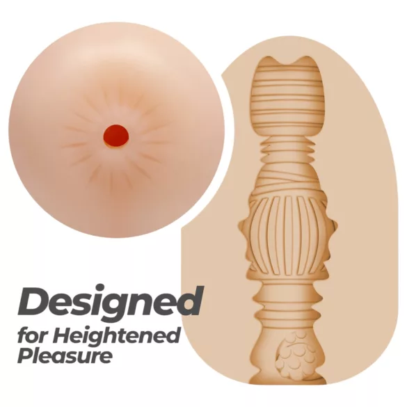 Crushious Ezy Egg Anal - masturbatore a forma di uovo (color carne)