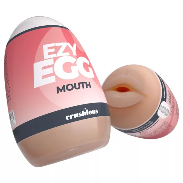 Crushious Ezy Egg Mouth - ovetto masturbatore (color carne)