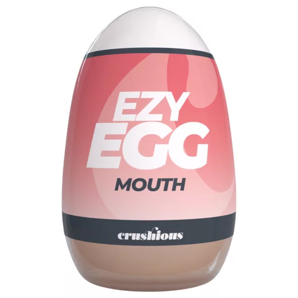 Crushious Ezy Egg Mouth - ovetto masturbatore (color carne)