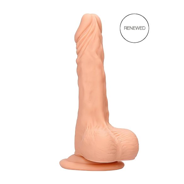 RealRock Dong 7 - Dildo realistico con testicoli (17 cm) - naturale