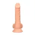 RealRock - dildo realistico con testicoli - 17cm - colore naturale