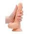 RealRock Dong 7 - Dildo realistico con testicoli (17 cm) - naturale