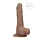 RealRock - dildo realistico con testicoli 17cm - colore scuro