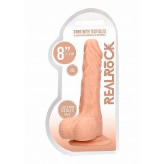 Dildo Realistico con Testicoli RealRock 8 (20cm) - Naturale