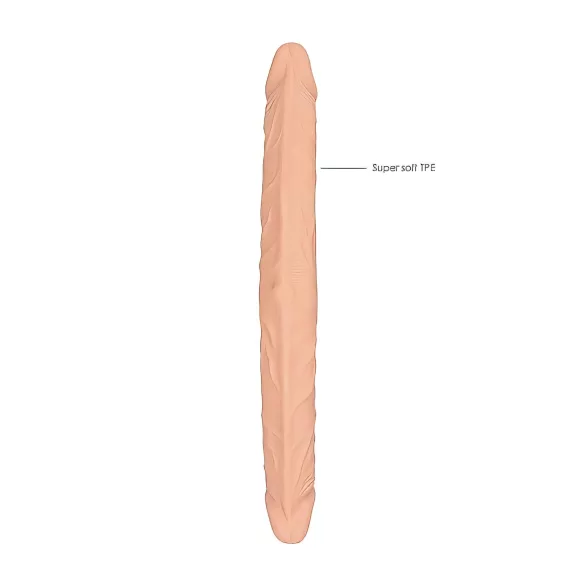 RealRock - doppio dildo realistico 36 cm - colore naturale
