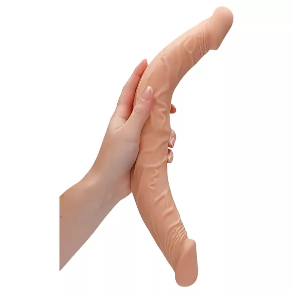 RealRock - doppio dildo realistico 36 cm - colore naturale