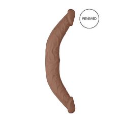   Dildo Doppio RealRock 14 - flessibile e realistico (36cm) - color carne scuro