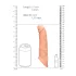 RealRock - estensore pene 21cm - trasparente natura