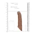 RealRock - estensore pene realistico 21cm - colore naturale scuro