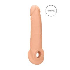 RealRock Penis Sleeve 9 - guaina pene 21,5 cm - color carne
