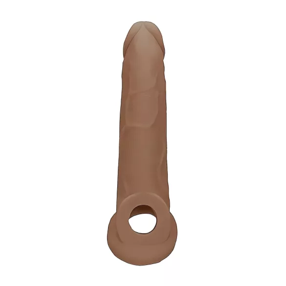 RealRock - guaina fallo realistico - 21,5 cm - colore naturale scuro