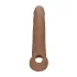 RealRock - guaina fallo realistico - 21,5 cm - colore naturale scuro