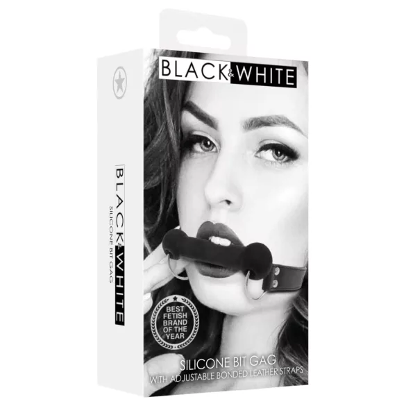 Ouch! - bavaglio a forma di osso - silicone nero