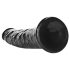 RealRock - dildo realistico slim - 15,5 cm - nero