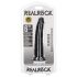 RealRock - dildo realistico slim - 15,5 cm - nero