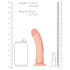 RealRock - Dildo realistico con ventosa 15,5cm (naturale)