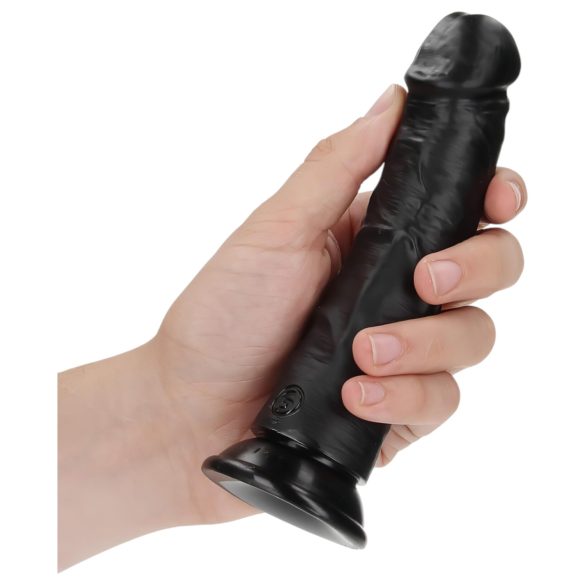 RealRock - dildo realistico con ventosa - 15,5 cm nero