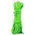 Ouch! - Corda bondage fluorescente - 5m (verde)