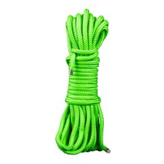 Ouch! - Corda bondage fosforescente - 5m (verde)