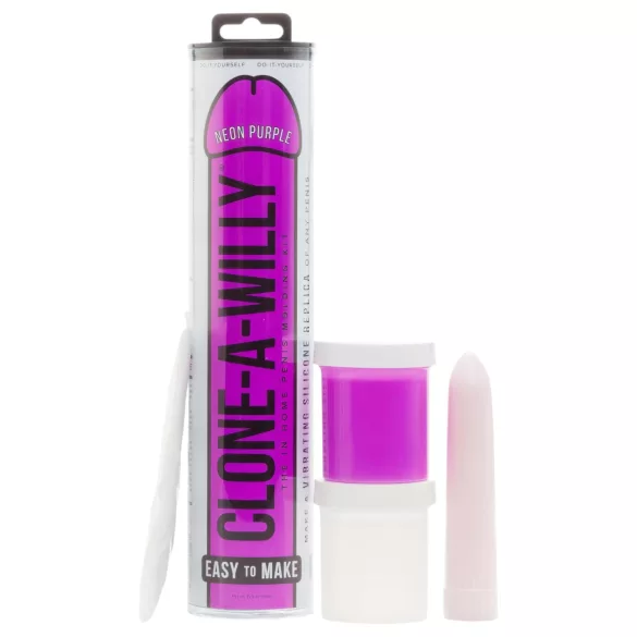 Clone-a-Willy - kit per calco pene con vibratore - viola