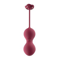   Rosellina Stimolante G-spot con Vibrazione - Geisha Balls Ricaricabili e Impermeabili (Rosso)