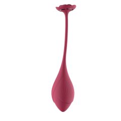   Rosellina Stimolante G-spot - Uovo vibrante ricaricabile con telecomando (rosso)
