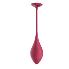   Rosellina Stimolante G-spot - Uovo vibrante ricaricabile con telecomando (rosso)