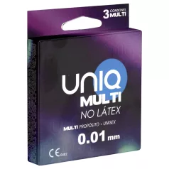 Uniq - Preservativo senza lattice - confezione da 3