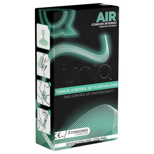 Uniq Air - preservativi femminili sottili (3 pz)