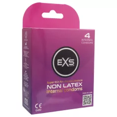   EXS Internal Condom - preservativo interno femminile senza lattice (4 pz)