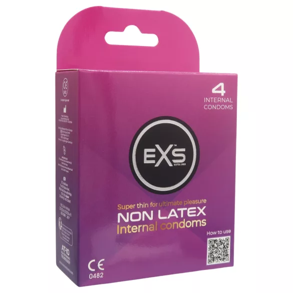 EXS Internal Condom - preservativo interno femminile senza lattice (4 pz)