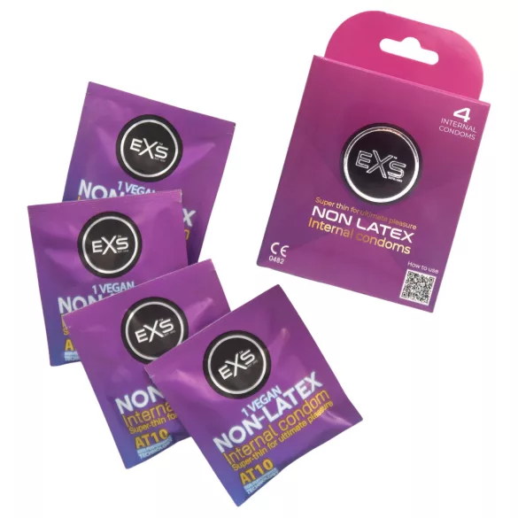 EXS Internal Condom - preservativo interno femminile senza lattice (4 pz)