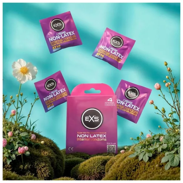EXS Internal Condom - preservativo interno femminile senza lattice (4 pz)