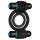 Doc Johnson Optimale - anello fallico doppio vibrante (nero)