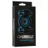 Doc Johnson Optimale - anello fallico doppio vibrante (nero)