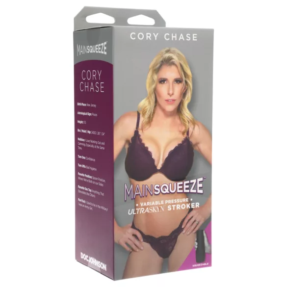Doc Johnson Main Squeeze Cory Chase - masturbatore realistico a forma di vagina (color carne)