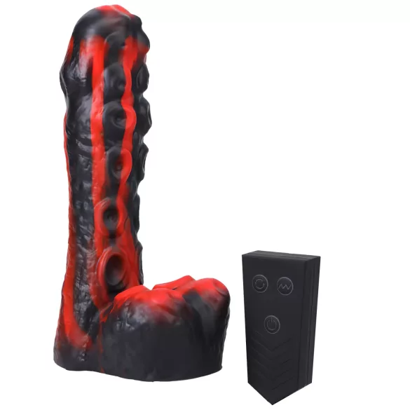Doc Johnson - vibratore spingente wireless mini Tendril - silicone rosso