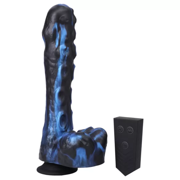 Doc Johnson - mini vibratore spingente wireless - silicone blu