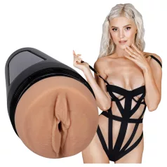   Doc Johnson Eva Elfie - Masturbatore vaginale in Ultraskyn con custodia (color carne)