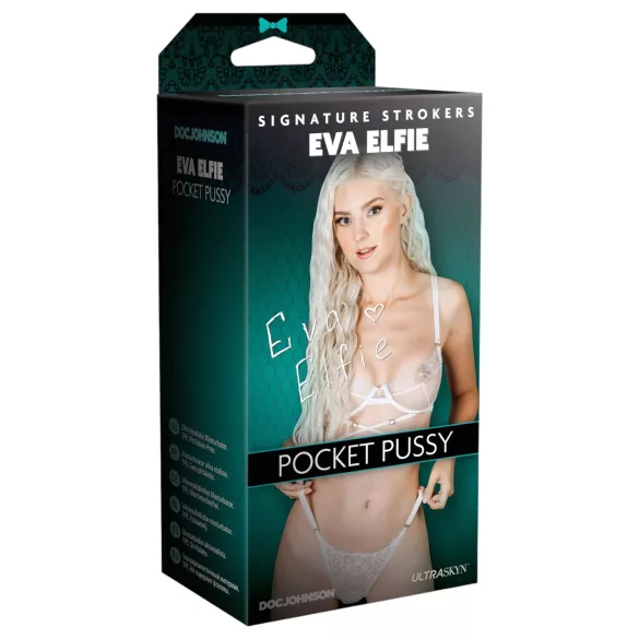 Doc Johnson Eva Elfie - finta vagina realistica in Ultraskyn (color carne)
