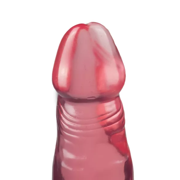 Crystal Jellies - dildo anale con ventosa (rosa)